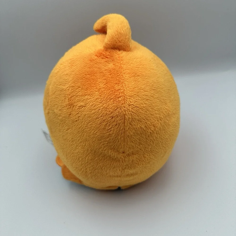 2012 Namco Pac-Man Ghostly Adventures Clyde Orange Ghost Plush 8 Inch Toy